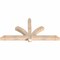 Ekena Millwork Redmond Smooth Timber Gable Bracket, Douglas Fir, 60"W x 30"H x 3 1/2"D x 3 1/2"F, 12/12 Pitch GBW060X30X0404RED00SDF - alternate 5